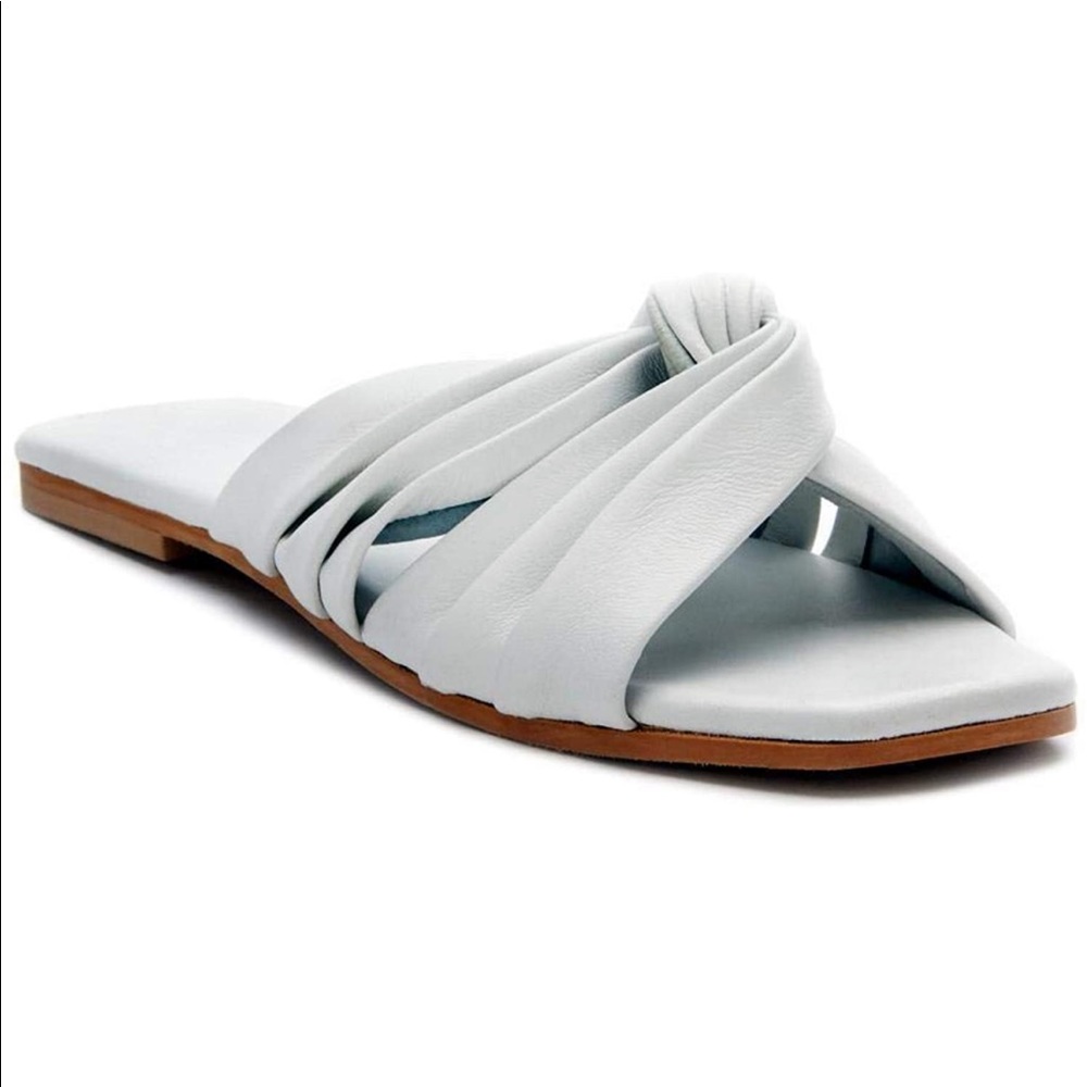 White sandals